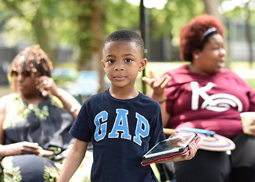 At the hunger strike for Dyett High School in Chicago