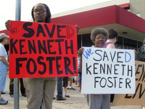 Texas activists celebrate after Kenneth Foster Jr. was given clemency hours before his scheduled execution