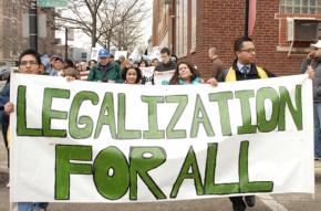 Coming Out of the Shadows march for undocumented youth in Chicago