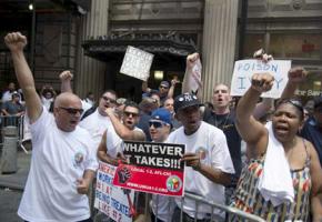 ConEd workers on the picket lines