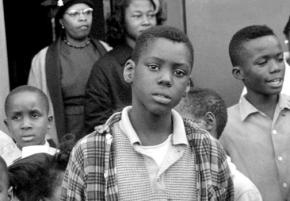 Students gathered during their mass boycott of Chicago Public Schools in 1963