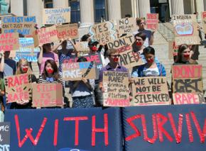 Columbia students protest against sexual assault on campus