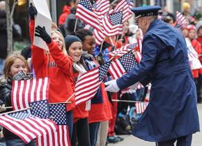 Veterans Day parade in Pittsburgh