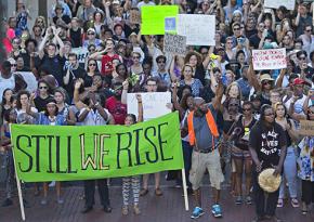 Marching in Charleston after the massacre at the Emanuel AME Church