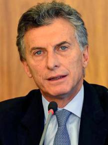 Argentina's President Mauricio Macri