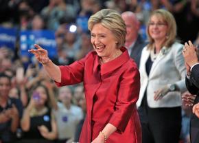 Hillary Clinton on the campaign trail in Arizona