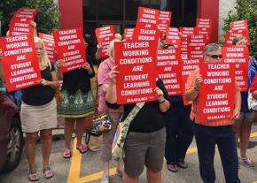 Teachers in Dayton, Ohio, stand up for a fair contract