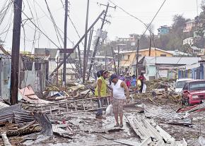 The island nation of Dominica was devastated by Hurricane Maria