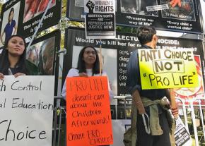 Pro-choice activists mobilize against the right at Portland State University