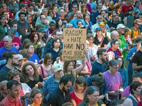 One of the hundreds of events in solidarity with Charlottesville in Madison, Wisconsin