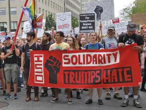Anti-fascists take to the streets of Washington, D.C.