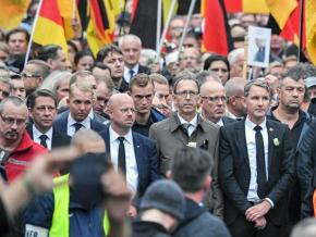 Officials of the Alternative for Germany party marched alongside open fascists in Chemnitz