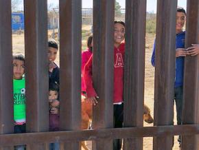 Looking through the border wall