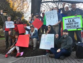 Activists organize in solidarity with Venezuela in Greensboro